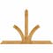 Ekena Millwork Richland Rough Sawn Timber Gable Bracket, Western Red Cedar, 96"W x 64"H x 6"D x 6"F, 16/12 Pitch GBW096X64X0606RIC00RWR - alternate 1